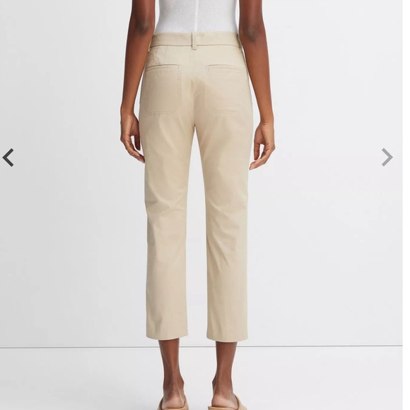 Vince beige coin pocket cropped chino pants size 2 - Picture 2 of 6